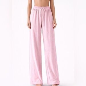 Daisy Pink  Acid Wash Track Pants NWT